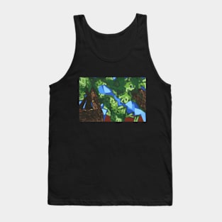 Abstract Forest Tank Top